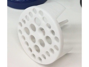 azoto liquido dewer rack tubi biologia biochimica cellulare di laboratorio provetta per provette tubo 3d print model - Mito3D