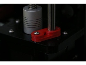 z rod anti wobble v2 3d printing anet a8 mods upgrade anti-wobble prusa i3 stabilizer z-axis mount 3d print model - Mito3D