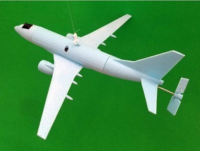 boeing 737 ceiling flyer vehicles flying 3d print model - Mito3D