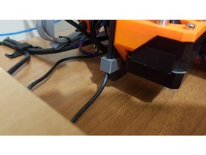 clip reggicavo webcam sx 3d printer accessories 3d print model - Mito3D