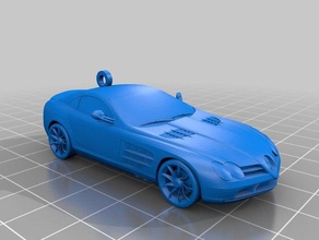mercedes slr llavero vehículos 3d print model - Mito3D