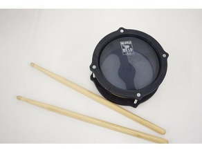 6 inch e-drum pad small 3d printer music diy drum drums drumset musical instrument instruments trigger 3d print model - Mito3D