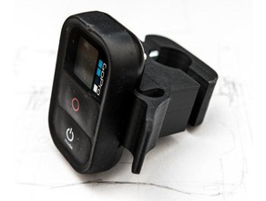 gopro remote - Montage-clip-handle-bar gadgets 3d print model - Mito3D