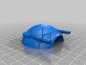 shellgunner mecânico de brinquedos acessório brinquedo tartaruga 3d print model - Mito3D