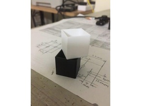 extrusion multiplier calibration cube 3d printing tests extruder 3d print model - Mito3D