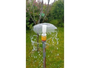 water bubble fountain gardena hose connector outdoor & garden pond 3d print model - Mito3D