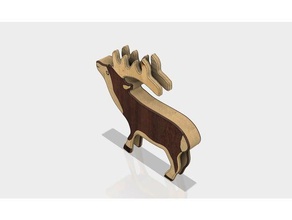 reindeer toy & game accessories wood 3d print model - Mito3D