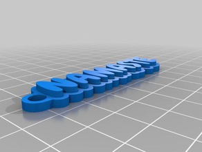 namaste Schlüsselanhänger kundengebundene 3d print model - Mito3D