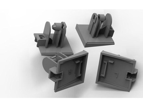 Halter Abdeckung air cleaner panasonic f-vxh70 mechanische Spielzeuge Luft-Reiniger 3d print model - Mito3D