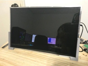lcd del ordenador portátil de stands 75 ángulo diy montaje 3d print model - Mito3D