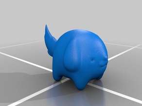 mini doggy figure 3d print model - Mito3D