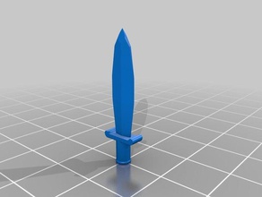 Schwert hand-Werkzeuge Langschwert master-Schwert Einhand 3d print model - Mito3D