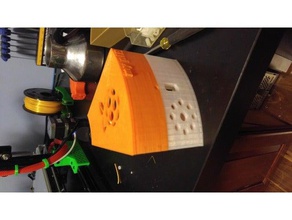 my pi pie electronics raspberry 3 case housing 3d print model - Mito3D