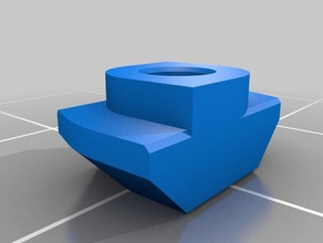bosch 2020 profile m3 nut - self rotating tuerca para perfil 3d printer accessories 3d print model - Mito3D