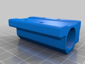 duplicador i3 plus - doble drylinlagerblock La impresión en 3d 3d print model - Mito3D