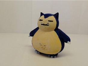 snorlax toys & games pokemon figures 3d print model - Mito3D