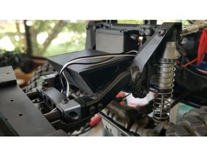 traxxas trx-4 parte frontal bandeja de accesorios r c vehículos trx4 3d print model - Mito3D