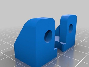 anet a2 dual z single motor - nut holder m4 screw hole 3d printer parts 3d print model - Mito3D