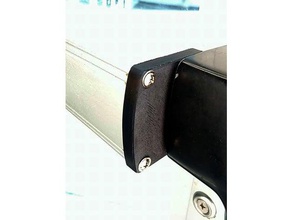 push door end cap parts 3d print model - Mito3D