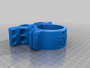 mgn 12 spindle mount 56mm 3d print model - Mito3D