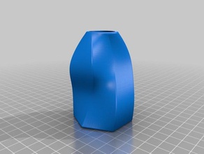 Loft vazo kaplar burgulu 3d print model - Mito3D