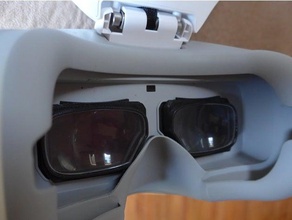lente titulares dji googles r c veículos óculos de proteção 3d print model - Mito3D