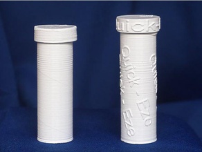quickeze normale tubo da 19 mm di diametro compresse i contenitori moi momento ispirazione prusa originale i3 mk2 slic3r 3d print model - Mito3D