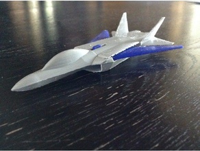 z-15 stealthy tomcat models aircraft airplane concept fighter jet model stealth toy 3d print model - Mito3D