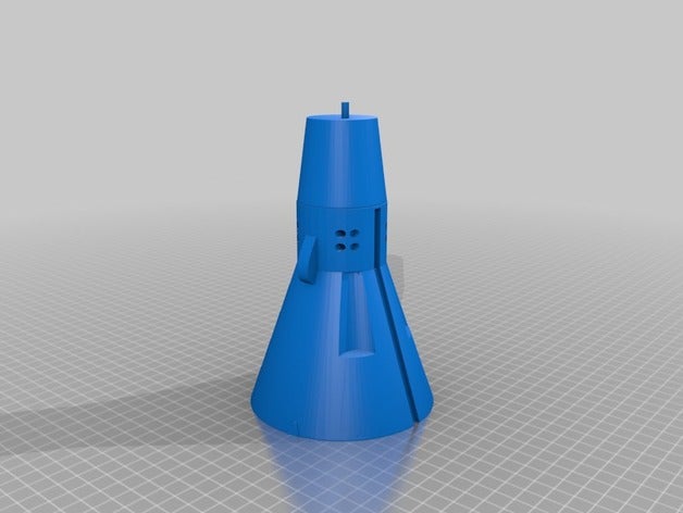 gemini capsule service module vehicles 3D print model - Mito3D