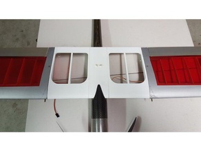 omega 18 e kanadı Uzatıcı kanat açık sd r c araçlar rc planör 3d print model - Mito3D