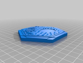 deserto telha ladrão círculo de cut-out brinquedos & games 3d print model - Mito3D