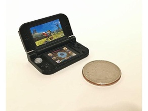 mini nintendo 3dsxl oyuncaklar ve oyunlar Görünümüdür sevimli dollhouse geek minyatür görünümüdür retro 3d print model - Mito3D