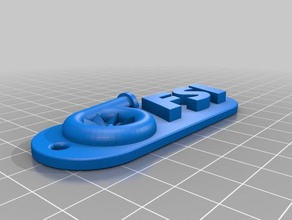 tfsi de llavero llaveros 3d print model - Mito3D