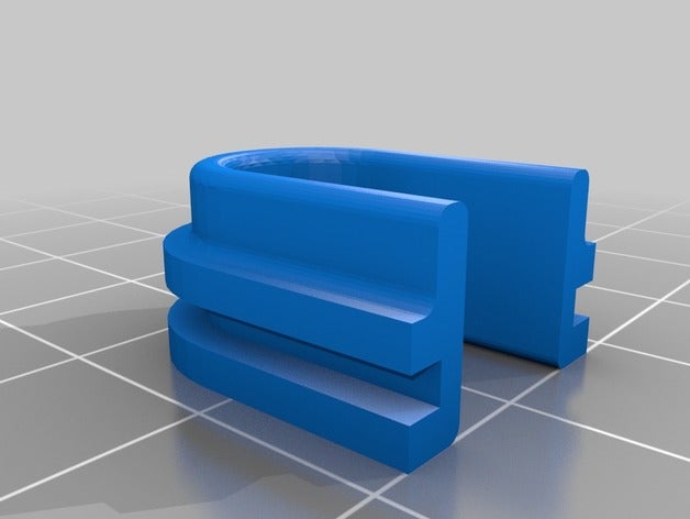 wanhao duplicador i3 cabo saída directa do ferroviário traseiro Impressora 3d acessórios 3D print model - Mito3D