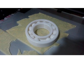 95 mm de diâmetro do rolamento esferas partes mecânico 3d print model - Mito3D