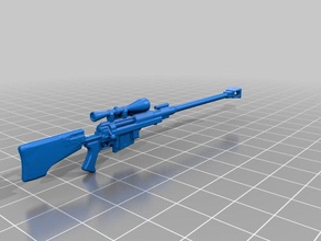 anti materyal tüfeği video oyunları fallout new vegas 3d print model - Mito3D