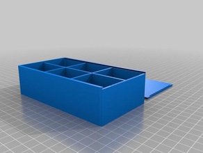 munchkin dados de caixa recipientes personalizado 3d print model - Mito3D
