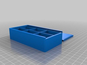 munchkin dados de caixa recipientes personalizado 3d print model - Mito3D