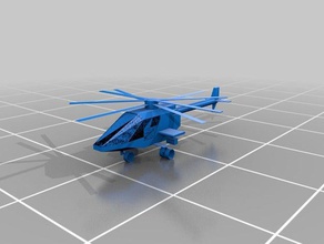 panther L'impression 3d heli l'hélicoptère hélicoptère rc 3d print model - Mito3D