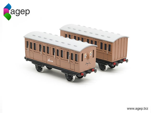 annie clarabel - thomas & friends giochi e giocattoli modello ferroviaria 3D print model - Mito3D