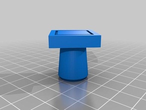 bigger square drawer pull decor customized 3d print model - Mito3D