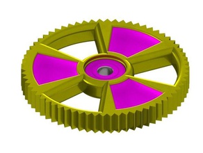 nükleer sembol fidget spinner oyuncaklar ve oyunlar el oyuncak 3d print model - Mito3D