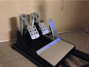 fanatec csr pedal inversion brackets video games elite inverted pedals sim racing 3d print model - Mito3D
