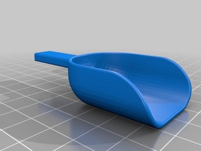 pergo mini scoop kitchen & dining 3dprintable 3dprinting 3d printer abs air scoops candy bowl dish dispenser holders dog pooper scooper drink pla sand supports 3d print model - Mito3D