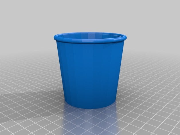 ma s ze measuring cup 4 6 oz popcorn machine containers container 3D print model - Mito3D