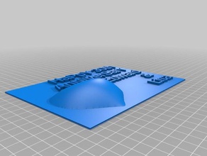 Karte-edward Schilder & logos kundengebundene 3d print model - Mito3D