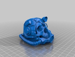 fallout capacete de batalha modelos 4 crânio 3d print model - Mito3D