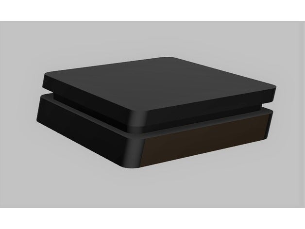 pistation 4 slim video games playstation ps4 raspberry pi case 3D print model - Mito3D