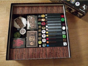 robinson crusoe boardgame box inserts pegasus toy & game accessories board insert 3d print model - Mito3D