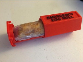 d'urgence egg roll titulaire les conteneurs 3d print model - Mito3D